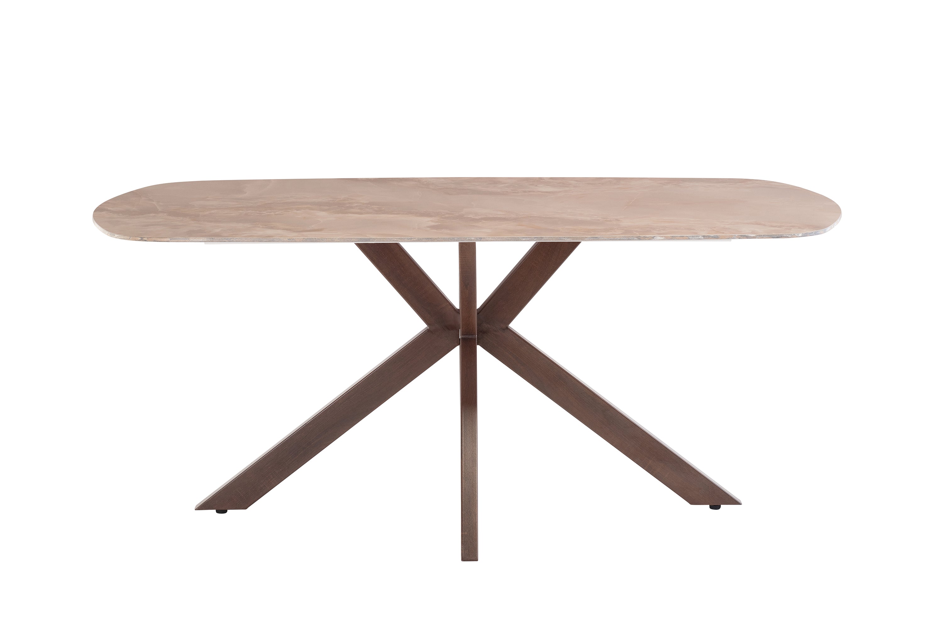 Jayde 1.8m Dining Table - Agate Jade / Wenge Leg