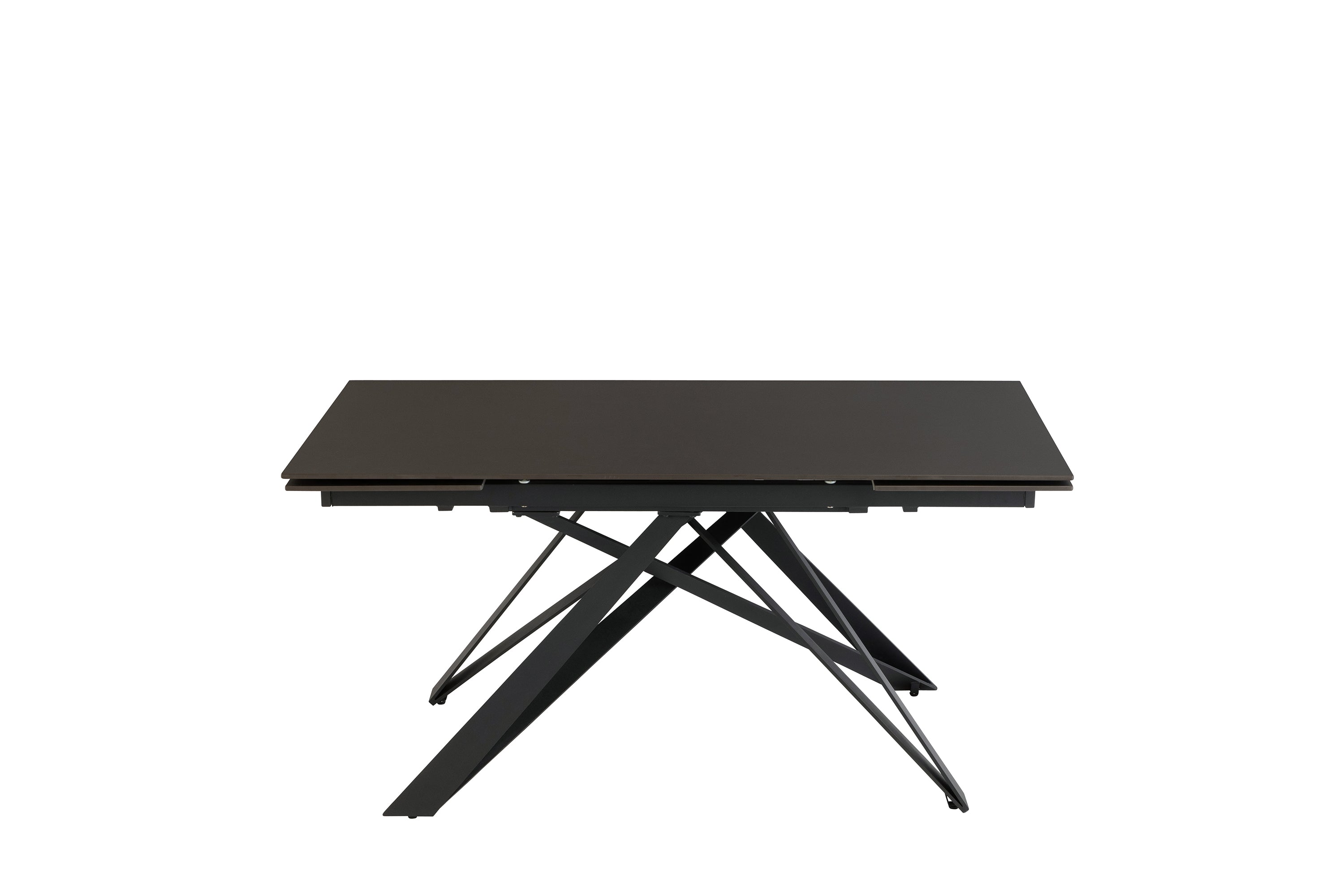 Benicio 1.6m (+0.4m + 0.4m) Ext Dining Table - Vik Dark Grey