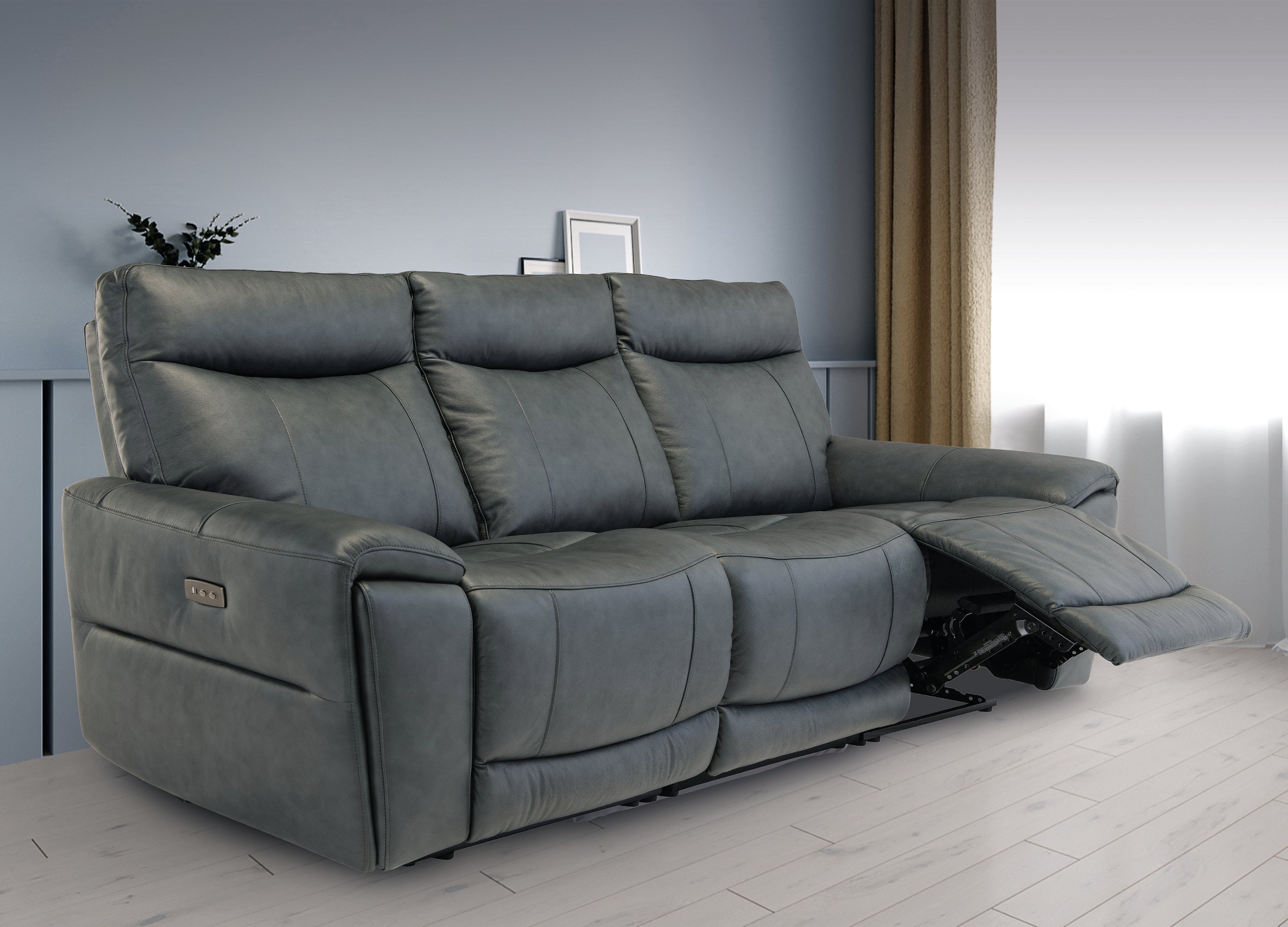 Danette Leather Electric 2 Seater Recliner