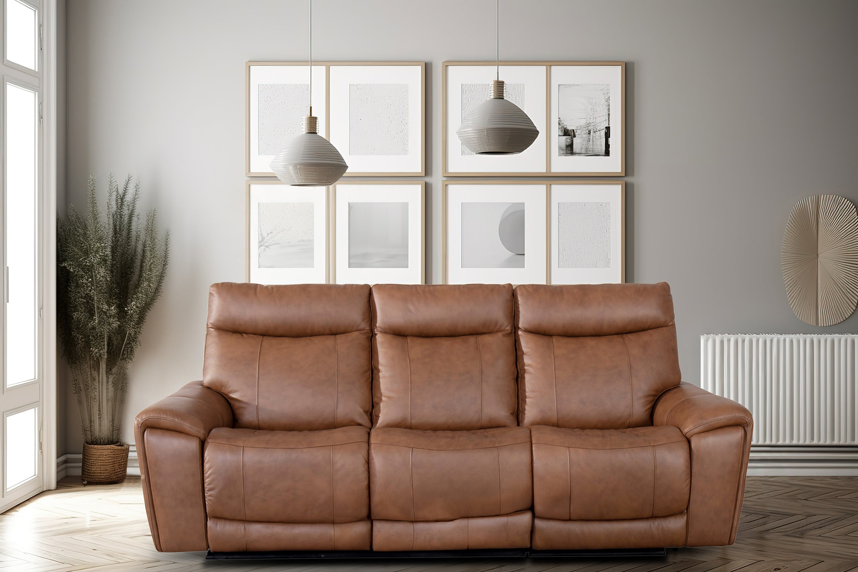 Danette Leather Electric Armchair Recliner