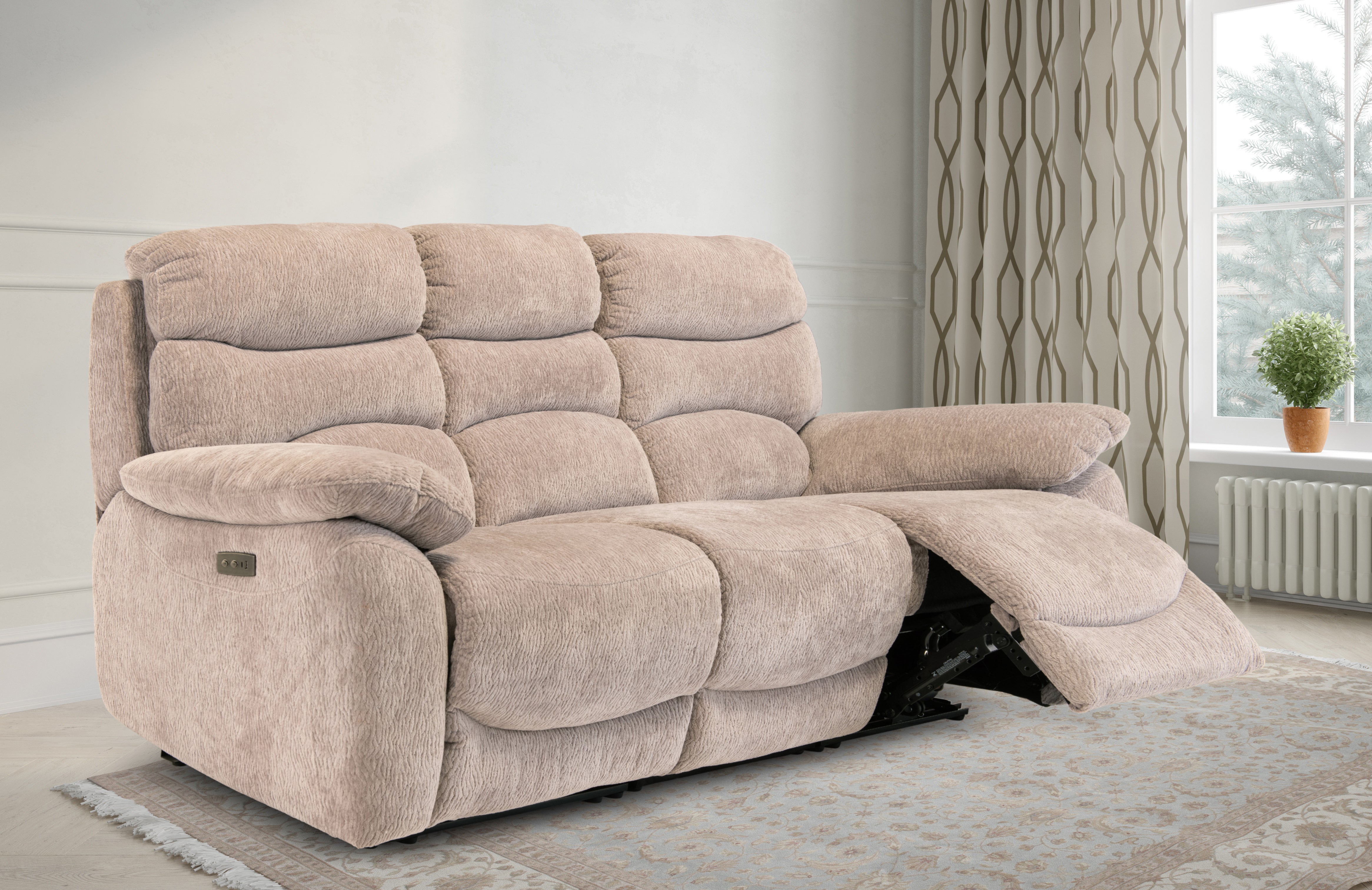 Tuscanny Electric 3 Seater Recliner