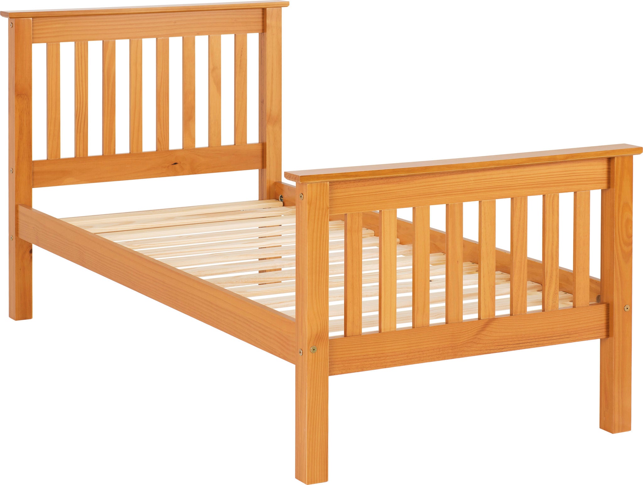 high foot end bed frame