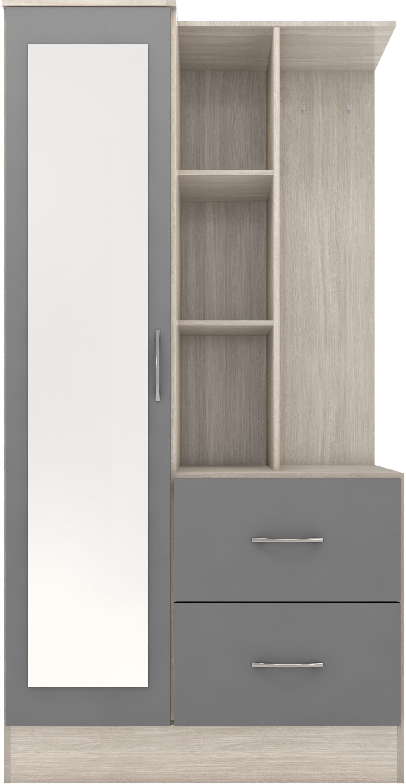 wardrobe grey gloss